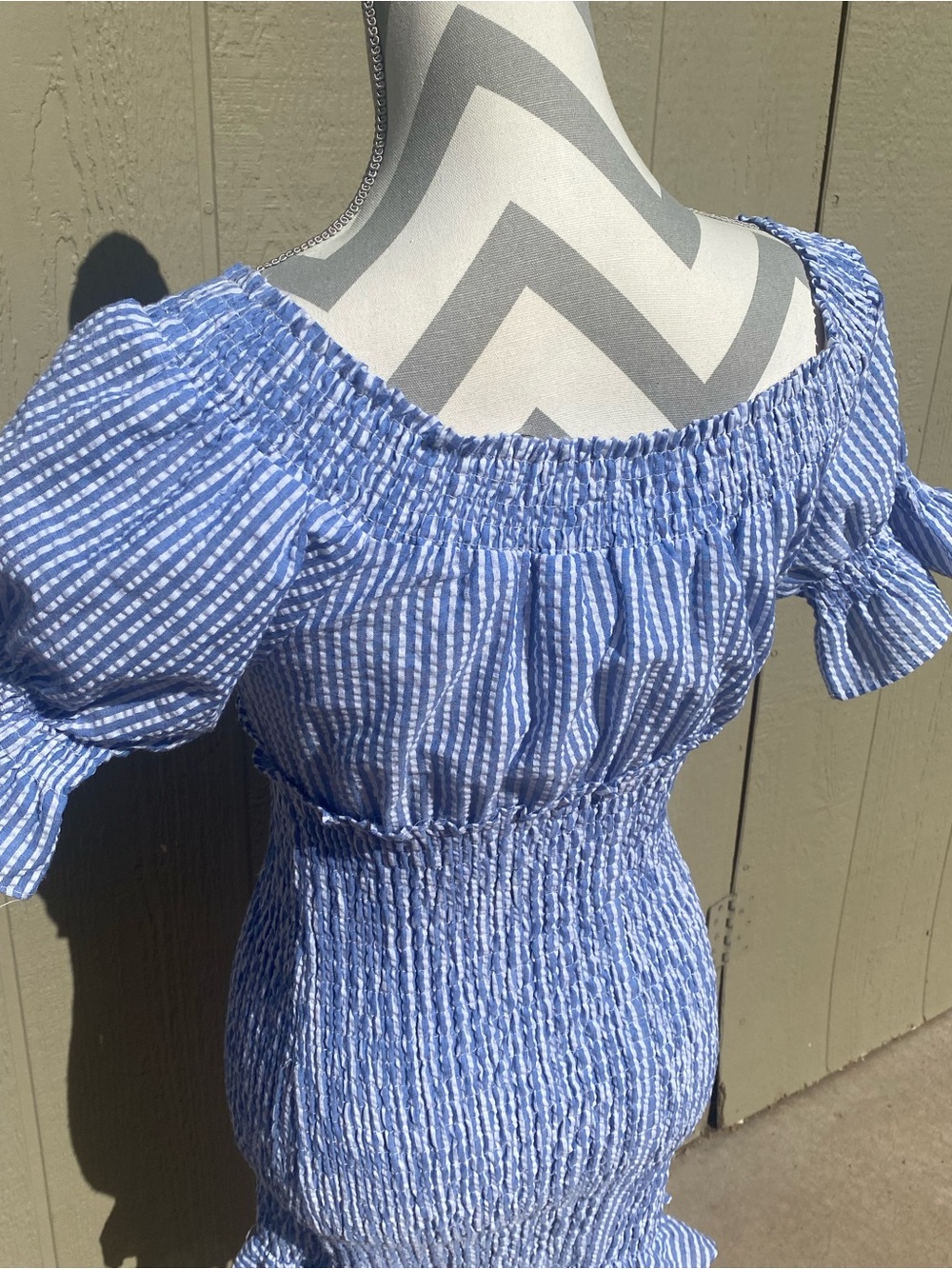 Luxxel Medium Striped Mini Dress - Picture 6 of 10